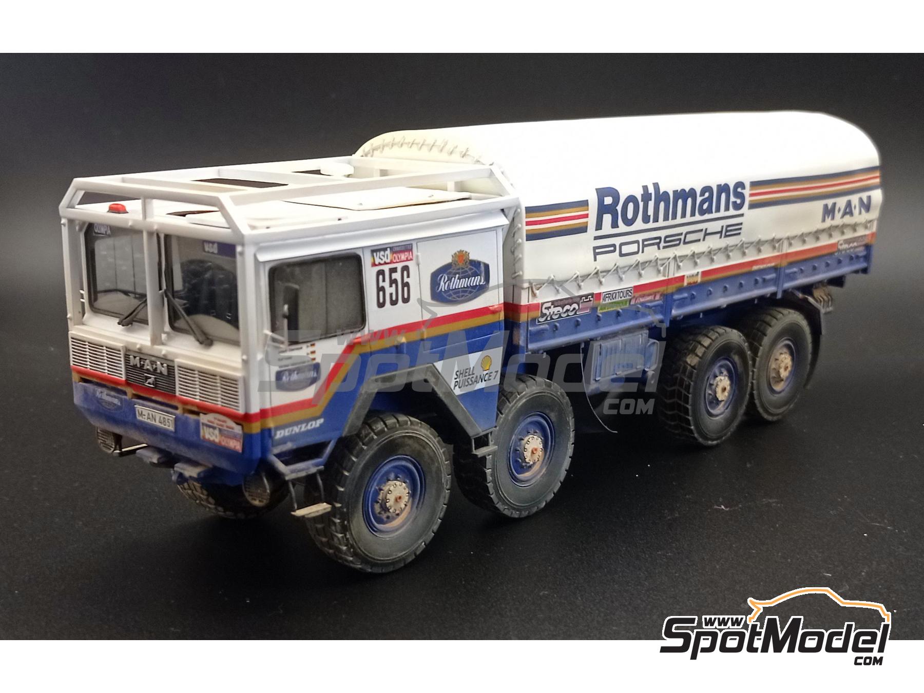 D.A.B. Models DAB43-037: Truck Scale Model Kit 1/43 Scale - MAN 8x8 ...